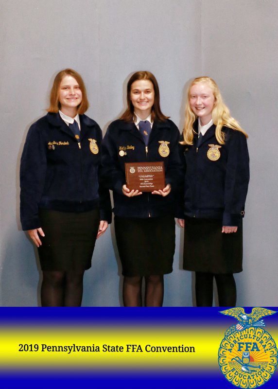 FFA Knowledge Second Place Team